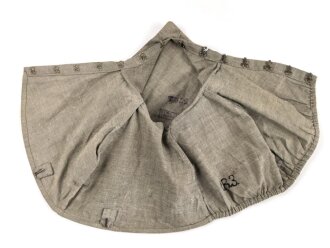 1.Weltkrieg, feldgrauer Überzug für eine Tschapka. Kammerstück Ulanen Regiment 3, datiert 1914. Guter Zustand