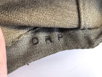 1.Weltkrieg, feldgrauer Überzug für einen  Helm der Kürassiere oder Jäger zu Pferd. Getragenes Stück in gutem Gesamtzustand