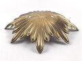 Emblem Messing. Maximale Breite knapp 13cm, Abstand der Gewindestangen etwa 74mm