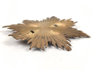 Emblem Messing. Maximale Breite etwa 8,5cm