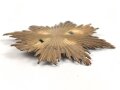 Emblem Messing. Maximale Breite etwa 8,5cm