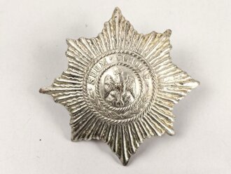 Emblem Preussen Gardestern. Buntmetall versilbert, Breite...