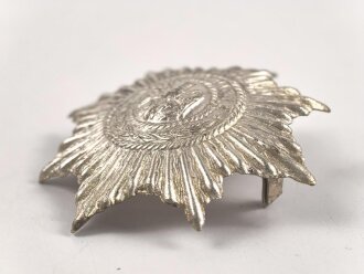 Emblem Preussen Gardestern. Buntmetall versilbert, Breite...