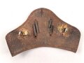 Emblem für eine späte Pickelhaube für Mannschaften 1. Weltkrieg. Eisen, neuzeitliche Sammleranfertigung, Breite knapp über 10cm