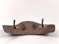 Emblem für eine späte Pickelhaube für Mannschaften 1. Weltkrieg. Eisen, neuzeitliche Sammleranfertigung, Breite knapp über 10cm
