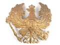 Preußen, Emblem für eine Pickelhaube für Offiziere. Messing vergoldet. Befestigungen fehlen