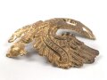 Preußen, Emblem für eine Pickelhaube für Offiziere. Messing vergoldet. Befestigungen fehlen