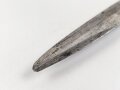 Kampfmesser / Stiefelmesser Wehrmacht. Hersteller "Fabrik Marke  PUMA Solingen" Scheide fehlt, Klingenspitze abgebrochen