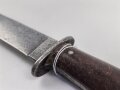 Kampfmesser / Stiefelmesser Wehrmacht. Hersteller "PUMA Solingen" Scheide fehlt