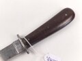 Kampfmesser / Stiefelmesser Wehrmacht. Hersteller "PUMA Solingen" Scheide fehlt