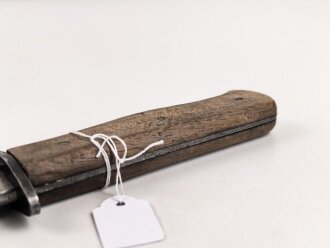 Kampfmesser / Stiefelmesser Wehrmacht. "Bowieklinge" Scheide Originallack