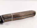Kampfmesser / Stiefelmesser Wehrmacht. "Bowieklinge" Scheide Originallack