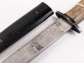 Kampfmesser / Stiefelmesser Wehrmacht. "Bowieklinge" Scheide Originallack