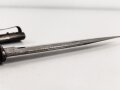 Kampfmesser / Stiefelmesser Wehrmacht. Hersteller " E. & F. Hörster Solingen" ,  Scheide Originallack