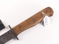 Kampfmesser / Stiefelmesser Wehrmacht. "Bowieklinge" Scheide Originallack
