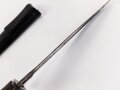 Kampfmesser / Stiefelmesser Wehrmacht. "Bowieklinge" Scheide Originallack