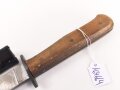Kampfmesser / Stiefelmesser Wehrmacht. "Bowieklinge" Scheide Originallack