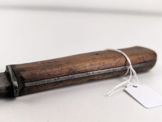 Kampfmesser / Stiefelmesser Wehrmacht. Hersteller "Eickhorn Solingen" ,  Scheide Originallack