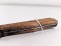 Kampfmesser / Stiefelmesser Wehrmacht. Hersteller "Eickhorn Solingen" ,  Scheide Originallack