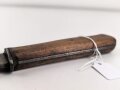 Kampfmesser / Stiefelmesser Wehrmacht. Hersteller "Eickhorn Solingen" ,  Scheide Originallack