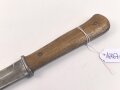 Kampfmesser / Stiefelmesser Wehrmacht. Hersteller " TIGER Solingen" Scheide fehlt