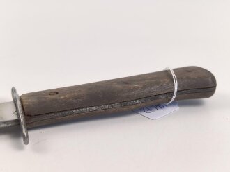 Kampfmesser / Stiefelmesser Luftwaffe. Saubere Klinge mit Luftwaffenabnahme, Scheide Originallack