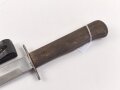 Kampfmesser / Stiefelmesser Luftwaffe. Saubere Klinge mit Luftwaffenabnahme, Scheide Originallack