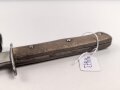 Kampfmesser / Stiefelmesser Luftwaffe. Saubere Klinge mit Luftwaffenabnahme, Scheide Originallack