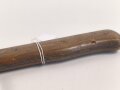 Kampfmesser / Stiefelmesser Luftwaffe. Minimal fleckige Klinge mit Luftwaffenabnahme, Scheide Originallack