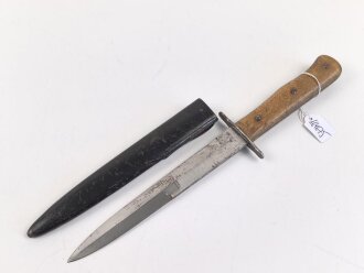 Kampfmesser / Stiefelmesser Luftwaffe. Minimal fleckige...