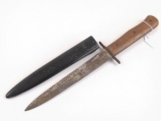 Kampfmesser / Stiefelmesser Luftwaffe. Leicht schartige...