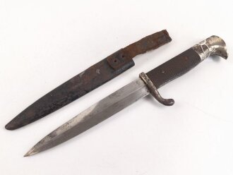 1.Weltkrieg,  Grabendolch für Offiziere, ungereinigtes Stück von Eickhorn Solingen