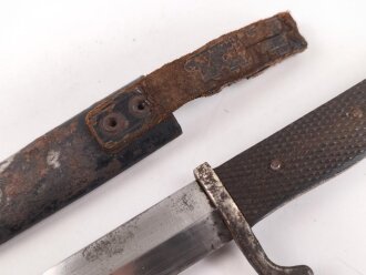 1.Weltkrieg,  Grabendolch für Offiziere, ungereinigtes Stück von Eickhorn Solingen