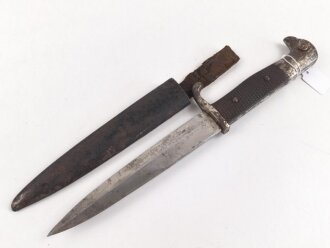 1.Weltkrieg,  Grabendolch für Offiziere, ungereinigtes Stück von Eickhorn Solingen