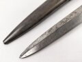 1.Weltkrieg  Grabendolch DEMAG Duisburg. Getragenes Stück mit resten der originalen Lackierung