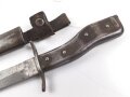 1.Weltkrieg  Grabendolch DEMAG Duisburg. Getragenes Stück mit resten der originalen Lackierung