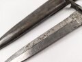 1.Weltkrieg  Grabendolch DEMAG Duisburg. Getragenes Stück mit resten der originalen Lackierung
