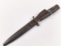 1.Weltkrieg  Grabendolch. Eigentumstück mit Holzgriffschalen . Die Klingenspitze ist abgebrochen