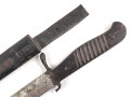 1.Weltkrieg  Grabendolch. Kammerstück des Infanterie Regiment 53. Getragenes Stück, ungereinigt
