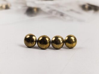 4 Stück Rundkopfsplinte Eisen vermessingt,...