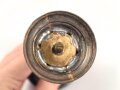 Hessen, silberner Paradetrichter für eine Pickelhaube für Offiziere. Sehr guter Zustand
