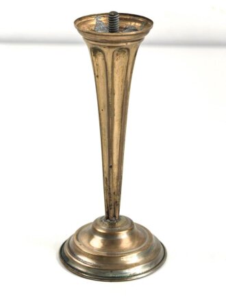 Kaiserreich, Paradetrichter Messing  für eine Pickelhaube