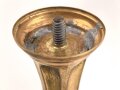 Kaiserreich, Paradetrichter Messing  für eine Pickelhaube