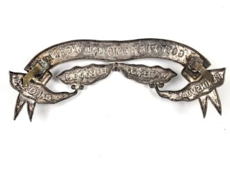 Preussen, Emblem für eine Pelzmütze für Angehörige im Husaren Regiment Nr. 12. Neuzeitliche Sammleranfertigung