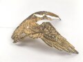 Preussen, Emblem für eine Pickelhaube für Offiziere der Garde Regimenter, Befestigungsabstand etwa 76mm. Auflage fehlt