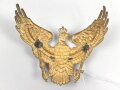 Preussen, Emblem für eine Pickelhaube für Offiziere der Garde Regimenter, Befestigungsabstand etwa 76mm. Auflage fehlt
