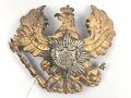 Oldenburg , Emblem für eine Pickelhaube für Mannschaften im Oldenburgischen Infanterie Regiment 91. Guter Zustand, Befestigungsabstand  etwa  76mm