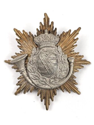 Sachsen , Emblem für ein Tschako für...