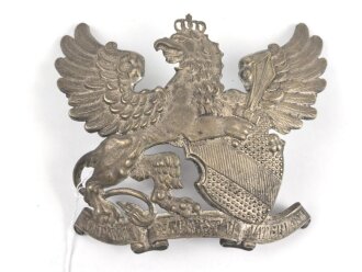 Baden, silbernes Emblem für eine Pickelhaube...