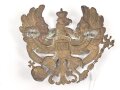 Preussen , Emblem für eine Pickelhaube für Mannschaften im 2. Nassauischen Infanterie Regiment Nr. 88. Befestigungsabstand etwa 75mm.